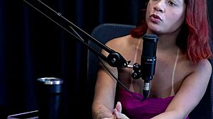 Ruiva Safada Shows Ass After Husband Suggests Swinging Lifestyle, Loves Big Thick Cock