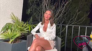 French Brunette Vittoria Enjoys Intimate Encounters