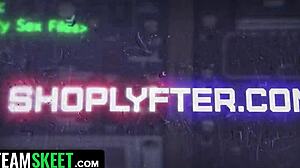 Bikini thief gets fucked by angry security guard 😈