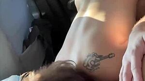 Slim thick streetwalker gets bent over in public, fucked hard, then takes a load on her phat ass