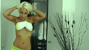 Russian Blonde Deepthroats Hard Cock Intensely for POV Cumshot Facial