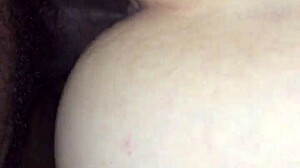 yo, watch this wet pussy squirt from big black cock!