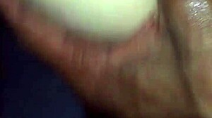 yo, watch this wet pussy squirt from big black cock!