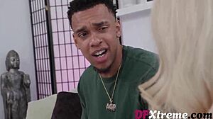 Monster Cock Slams Blonde Spencer Scott's Huge Tits!