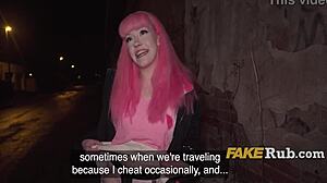 pink-haired euro slut unlocked and pounded in prague—how wild is that?