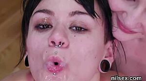 Peculiar nympho is brought in butthole asylum for awkward therapy