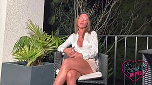 French Brunette Vittoria Enjoys Intimate Encounters