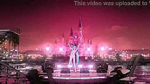 Hatsune Miku Nude Bunny Costume in Project Diva