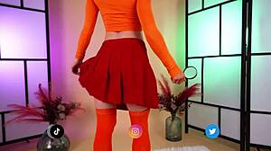 sexy cosplay try on wonder woman leeloo velma daphne hannahjames710