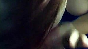 amateur redhead really loves sucking that dick