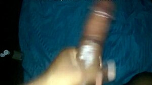 I'm jacking my big black cock here