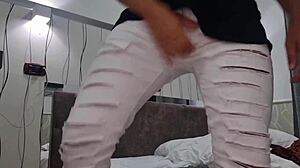 Anale e sega intensi gemiti caldi - cazzo enorme e tanto sperma