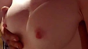 Wife And I Playing With Tits And Cock After Parting In Intense Handjob Session