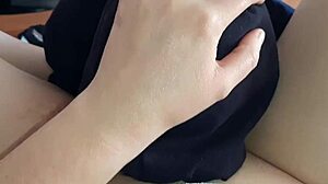 my girlfriend licks my big clit to orgasm