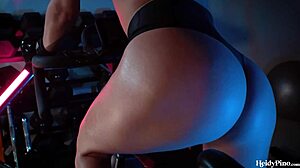 I relax naked with Heidy Pino's wet pussy.