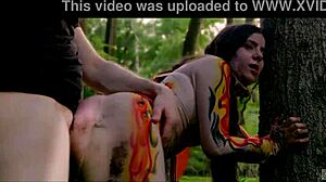 Lily Thot crawls in mud for rough anal