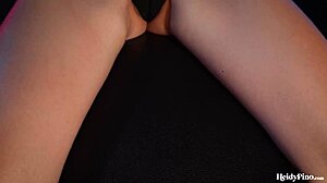 I relax naked with Heidy Pino's wet pussy.