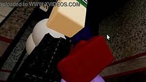 two fnaf roblox sluts feel excited, getting fucked cowgirl, doggystyle, and bent over