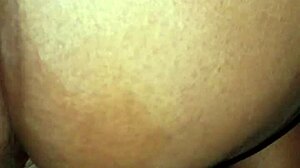 Ebony bbw with big ass gets monster cock deep inside