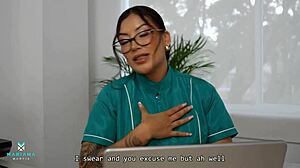 放荡医生 Mariana Martix 诱惑病人 Angel Cruz 射精