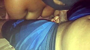 Evangelica Hot Blowjob Under The Table And Cum On Tits!