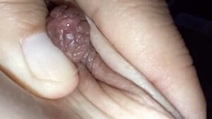 brunette with natural tits lactates milk from nipples like balloon