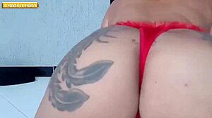 Albina and morena dancing funk on car in lingerie