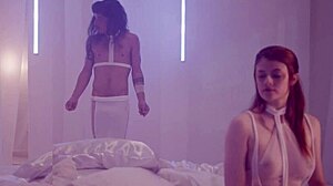 Ever seen Lucy Huxley take huge cocks in double interracial action? How does she handle it?