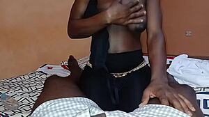 ebony slimthick fucks her boyfriend good in pantyhose