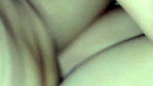 Beautiful asian girl gets cum on her armpit in homemade video