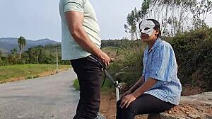 in the new subdivision, he fucked my slutty big ass with anal and cum on it