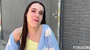 Putalocura features slender spanish beauty briseida myers caught by torbe for lick handjob and doggystyle cum