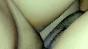 Beautiful asian girl gets cum on her armpit in homemade video