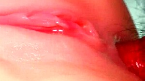 no condom cock in the ass with toys and handjob