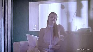 Ever seen Lucy Huxley take huge cocks in double interracial action? How does she handle it?