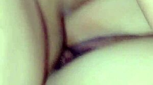 Beautiful asian girl gets cum on her armpit in homemade video