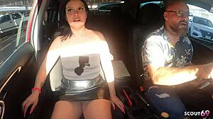 Curvy Girl with Long Nipples Gets Picked Up and Seduced