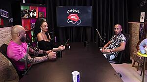 Want to see this brunette in sheer lingerie?