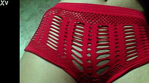 Teasing in tight shorts wearing lingerie pretty latina brunette 😏