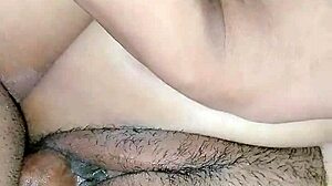 Beautiful asian girl gets cum on her armpit in homemade video