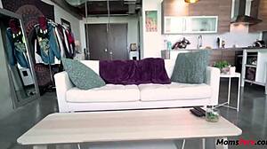 Step Mom Agrees to Undress for Young Brunette. Shocking Hardcore with Mature MILF!