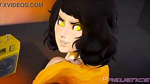 twerking bubble butt shakes and bounces in rhythmic dance