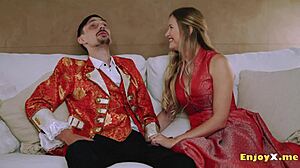 Insatiable Blonde With Shaven Pussy And Stockings Bjs Cock Vigorously.