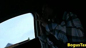 european teen doggystyled by taxi driver 😈