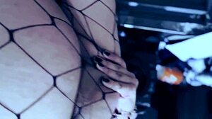 Your latina tranny stepsister accidentally sends video of undressing and masturbating in miniskirt