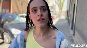 Putalocura features slender spanish beauty briseida myers caught by torbe for lick handjob and doggystyle cum