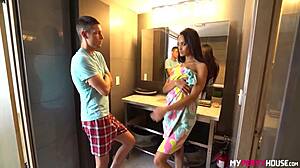 gia vendetti's stepmom gets fucked despite her gold digging ways