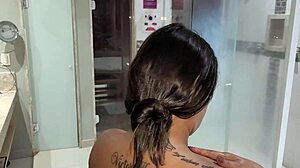 Overwhelmed By Desire, I Masturbated In The Gym Sauna