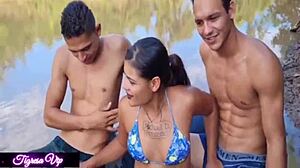 Tigresa VIP takes huge cocks in ass with Mia Bucetinha!