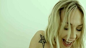 petite french brunette steamy bath sex with busty blonde stepsister